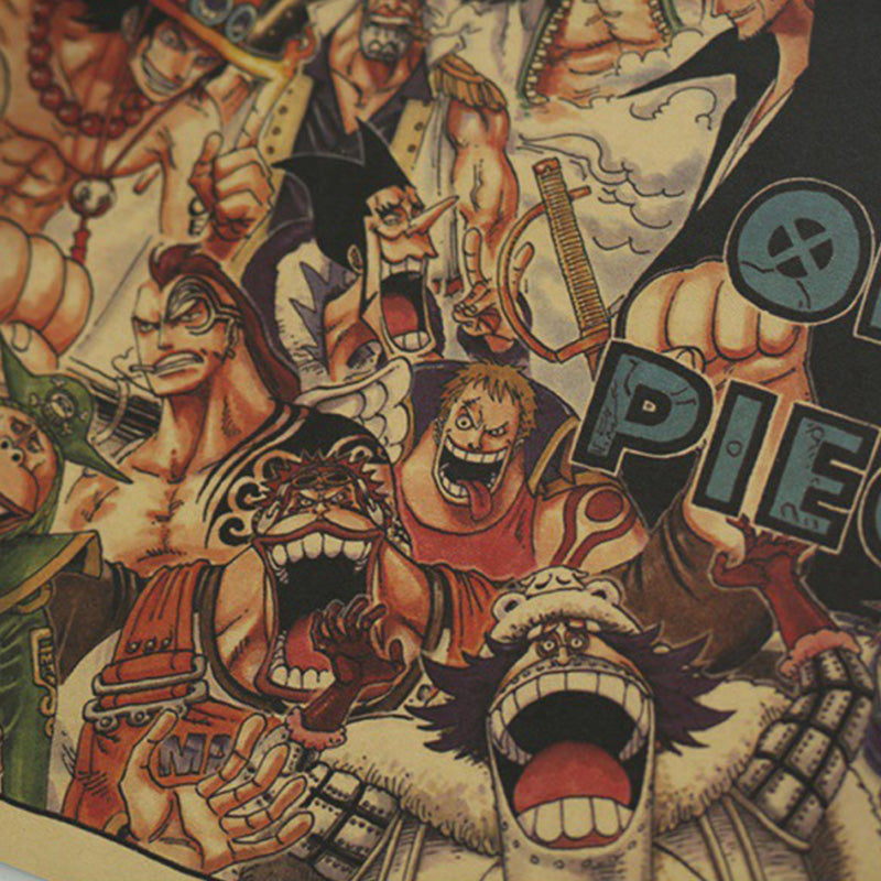 1m One Piece Family Portrait Character Poster
