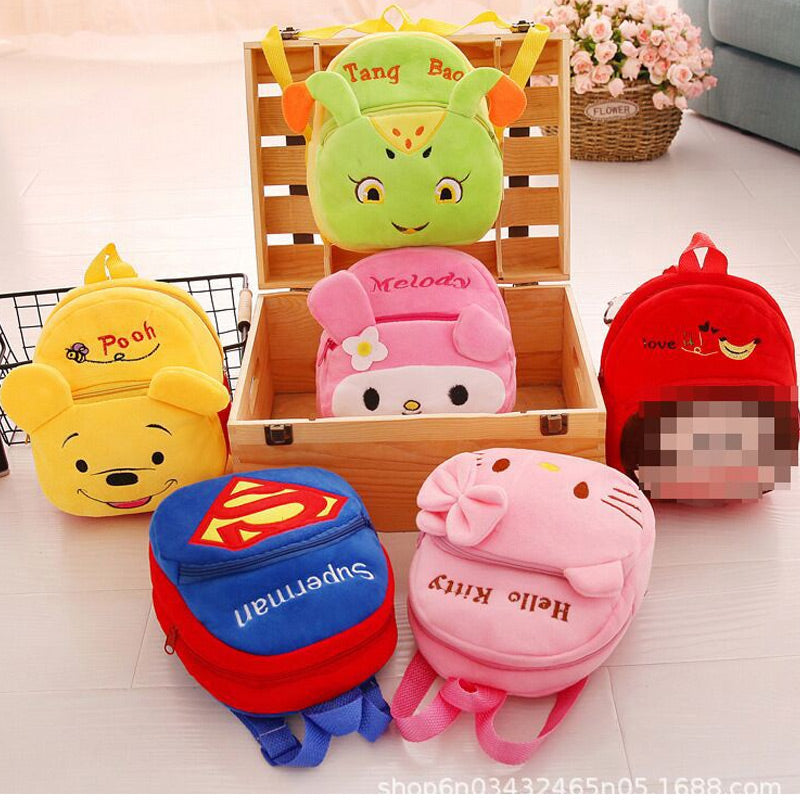 Kindergarten Plush Mini Boys And Girls Schoolbag