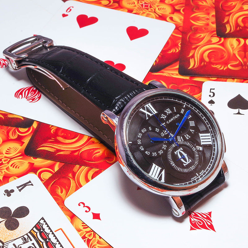 Classic Casual Chronograph Men Wrist Watch