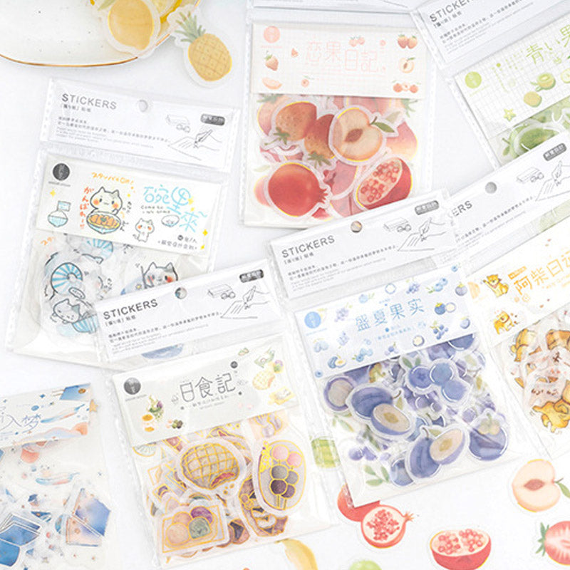 2 Packets Japanese Decorative Sticker