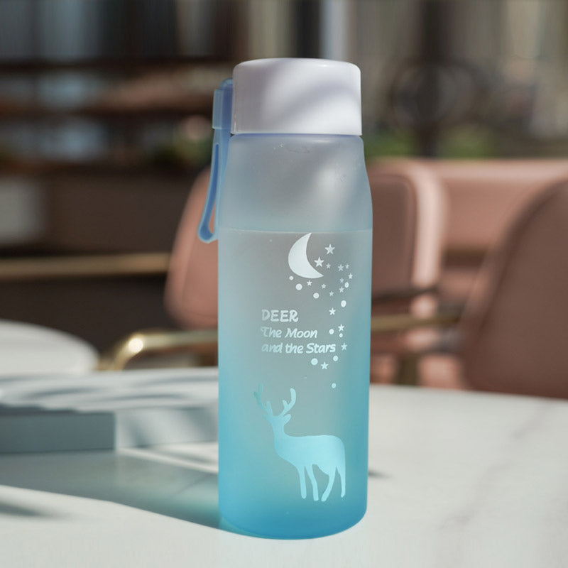 Colorful Gradient Deer Water Bottle