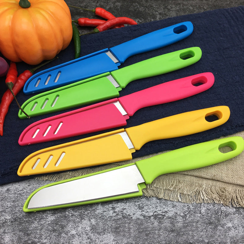 Kitchen Knife with Sheath Cover