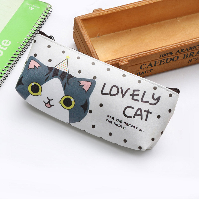 Kawaii Cat School Pencil Bags