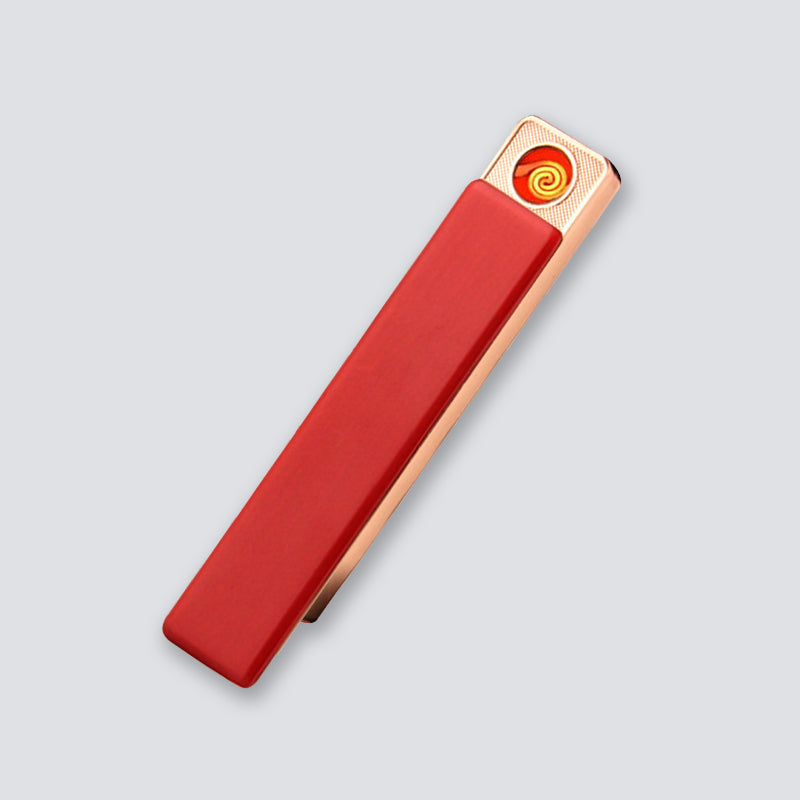 Zinc Alloy Long Slim USB Rechargeable Lighter