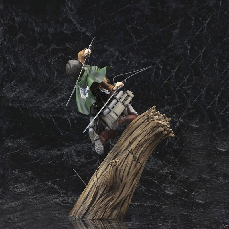 Premium Collection Attack On Titan Levi on Tree Sculpture Action Figure