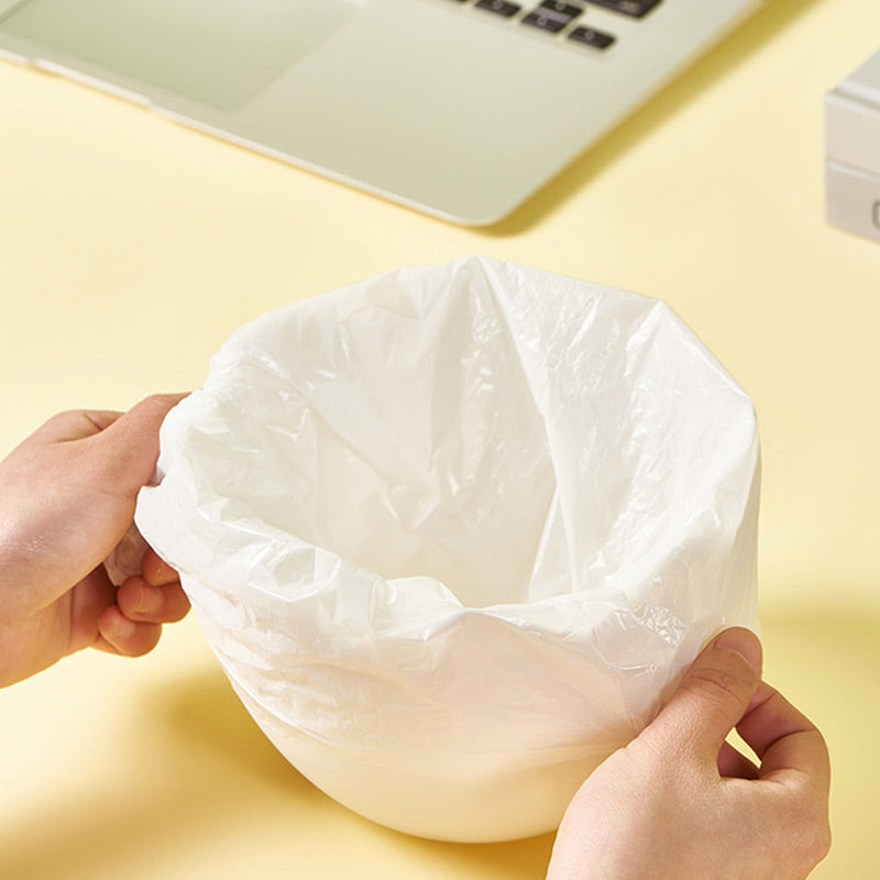 Japanese Broken-Egg Shell Table Top Trash Can