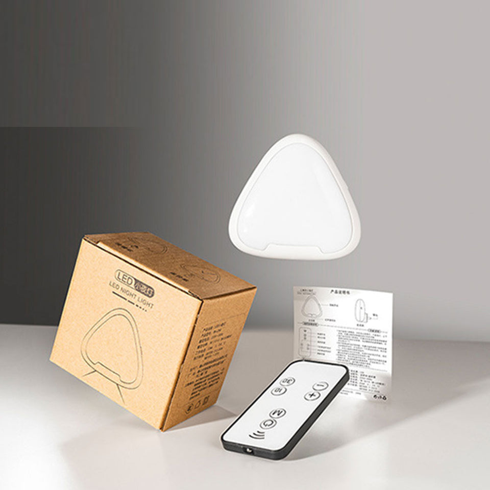 Triangle LED Night Lamp With Remote