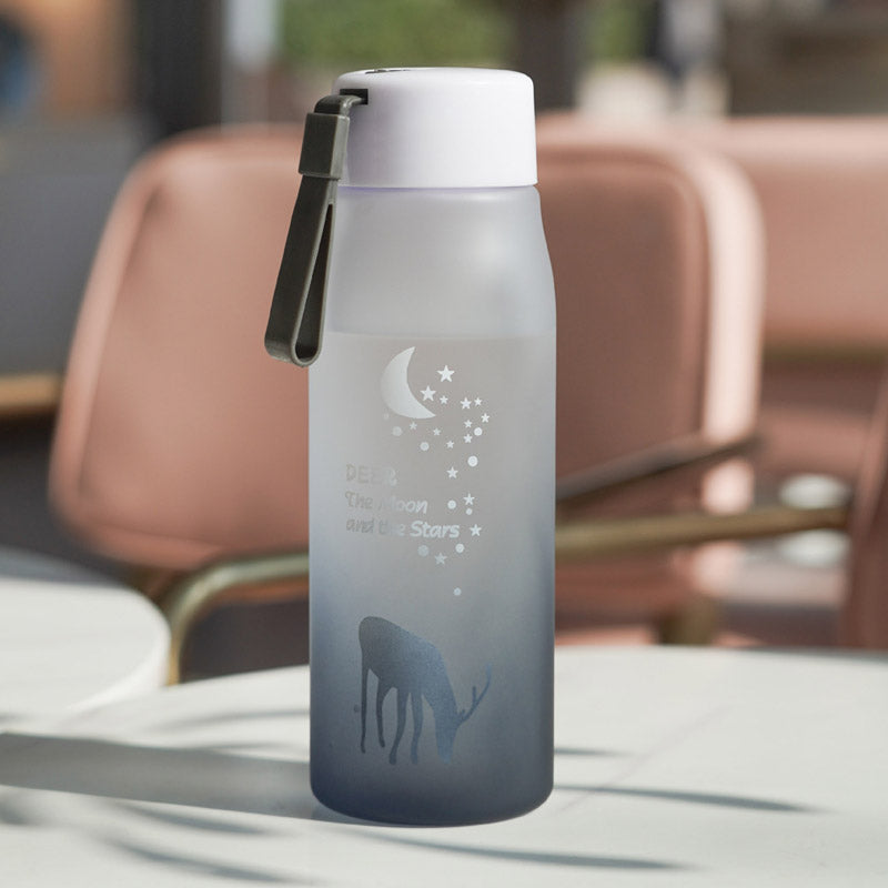 Colorful Gradient Deer Water Bottle