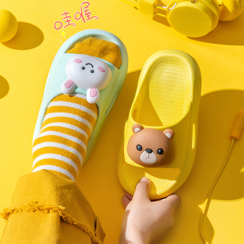Cute Cartoon Soft Rubber Slippers