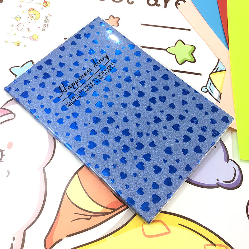 Fluorescent Glitter Fashion Notebook