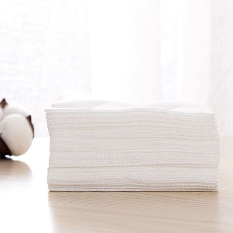 50Pcs Disposable Towel Face Cotton Pads Box