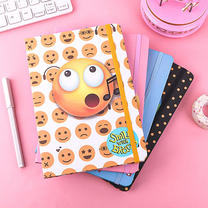 Smiley Hardcover Lined Journal Notebook