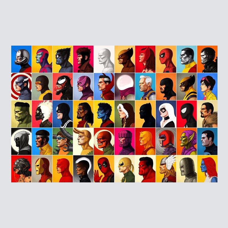 Marvel X-Men Characters Collection Poster