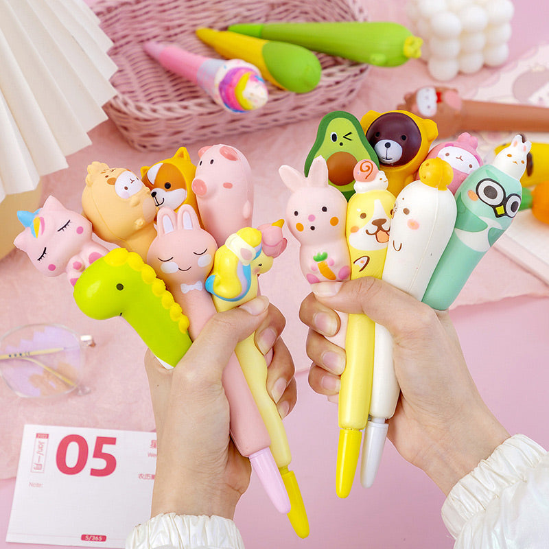 Kawaii Decompression Gel Ball Pen