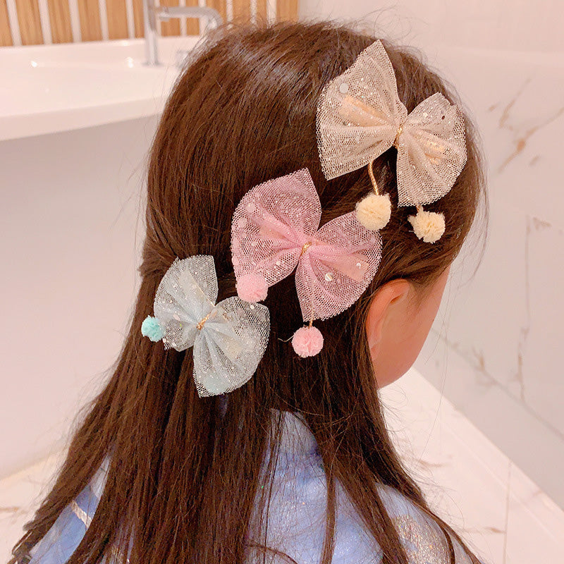 Set of 4 Bow Style Kids Hair Clip