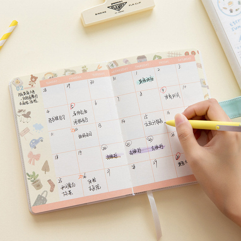 Eternal Summer Colorful Pages Notebook
