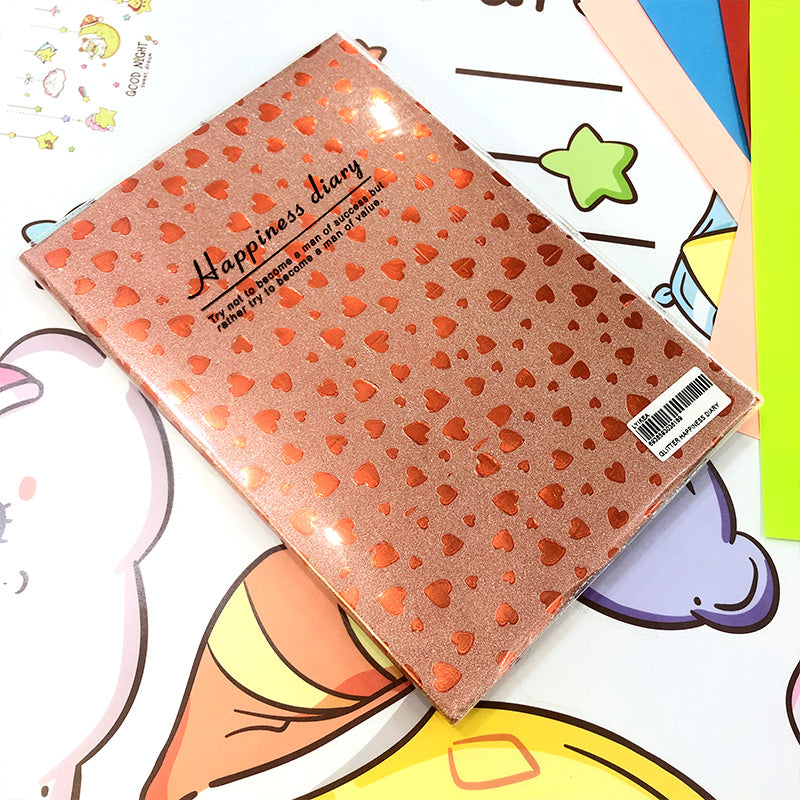 Fluorescent Glitter Fashion Notebook