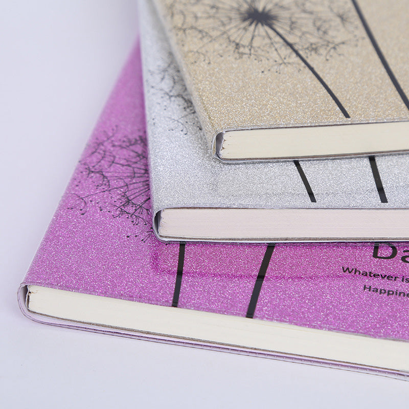 Fluorescent Glitter Fashion Notebook