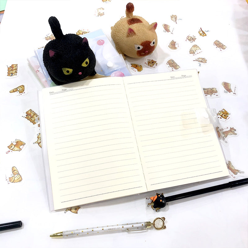Comix Cute Cat Printed Cover Notebook