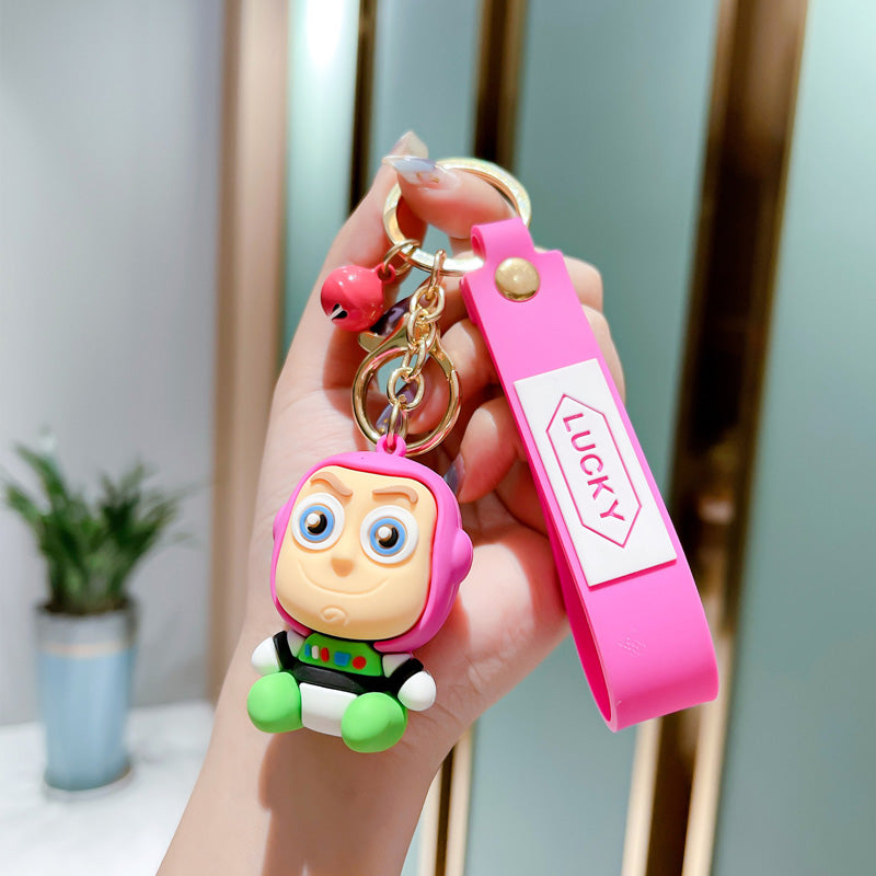 Baby Toy Story Woody Buzz Pendant Keychain