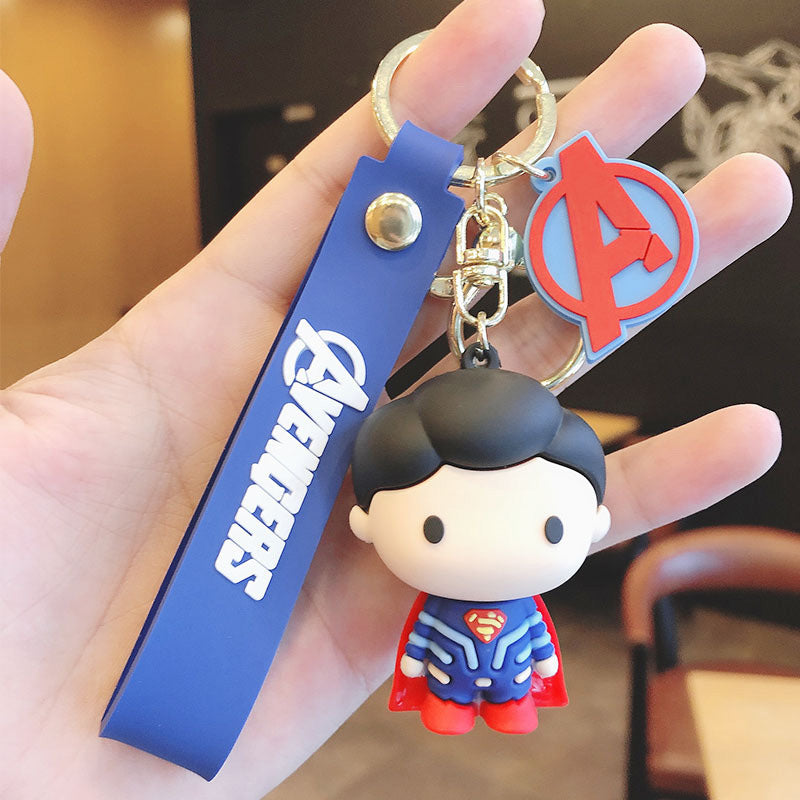 Justice League Silicone Super Hero Keychain