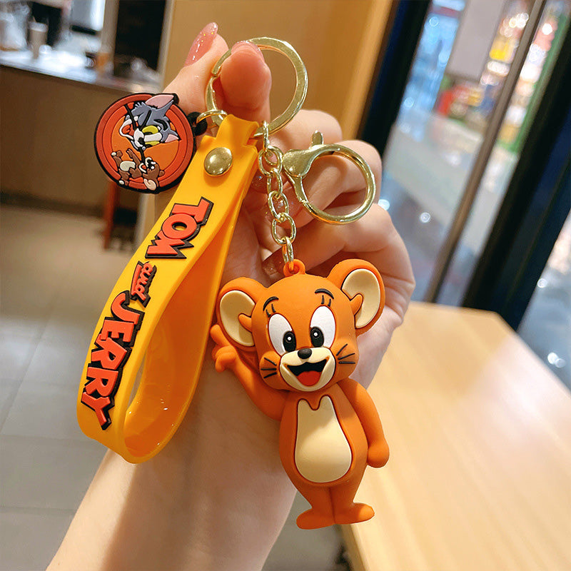 Tom & Jerry Cartoon Pendant Keychain