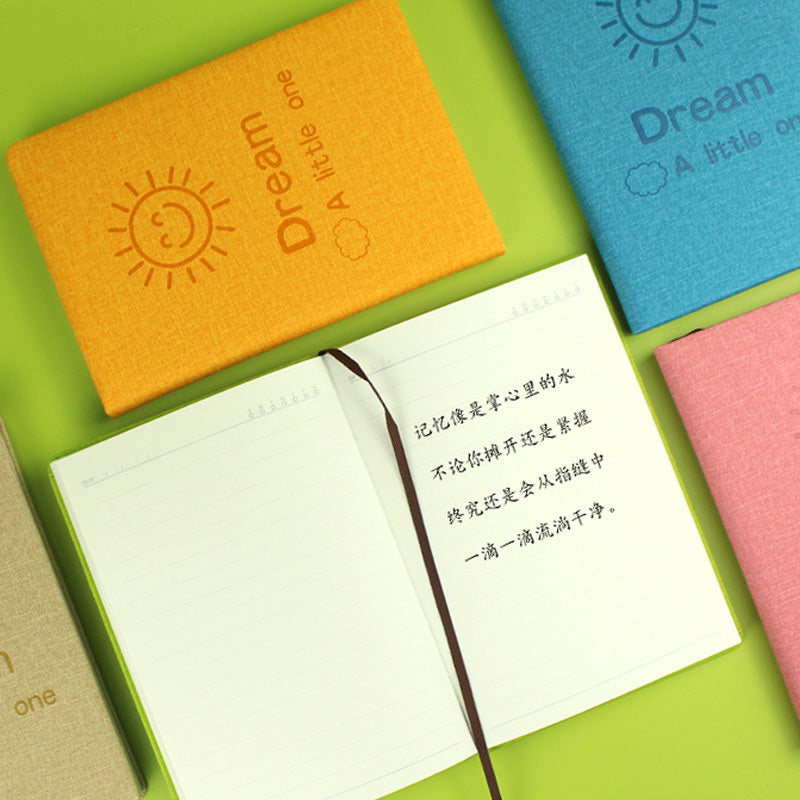 Candy Color Cloth A4 Hardcover Journal Notebook