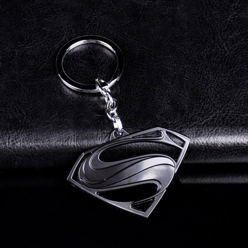 Superman Logo Steel Keychain