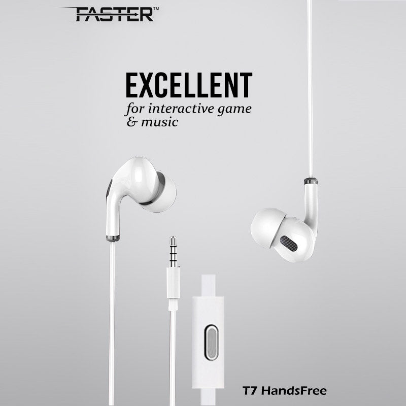T7 Ergonomically Design Super Bass Earphones