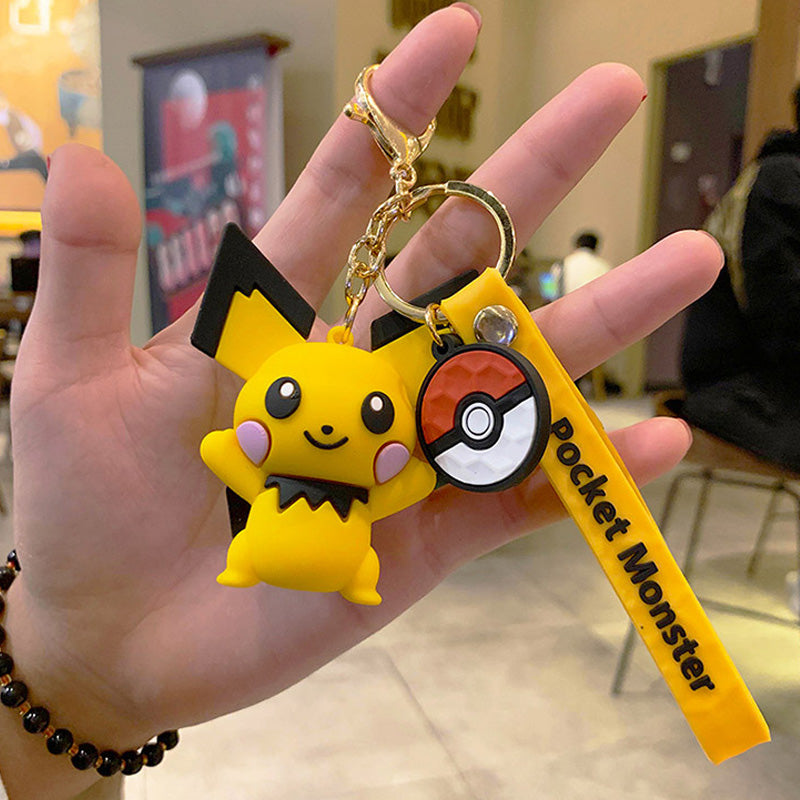 Pikachu Bag Pendant Fat Keychain
