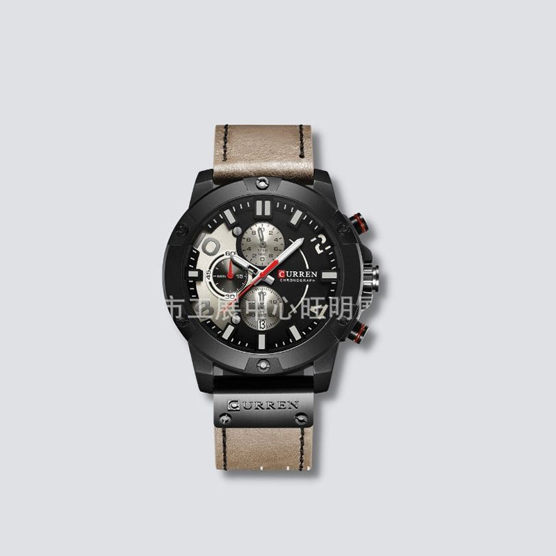 CURREN 8285 Leather Business Watch