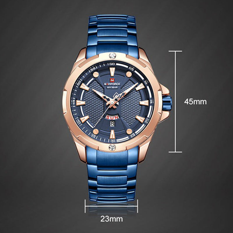 NaviForce 9161 Stylish Decent Quartz Watch