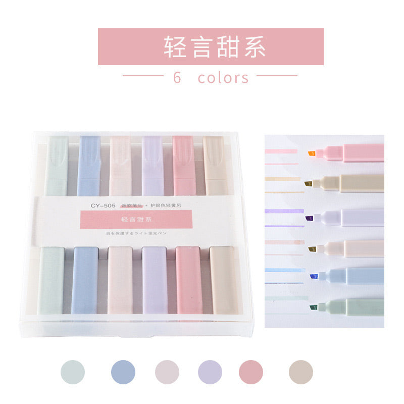 Fluorescent Highlighter Marker Set