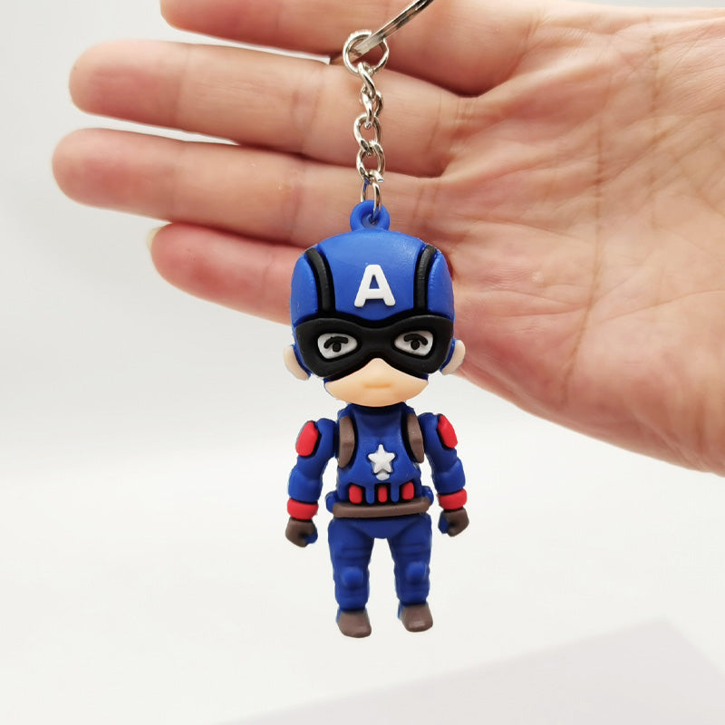 Superheroes Small Keychain
