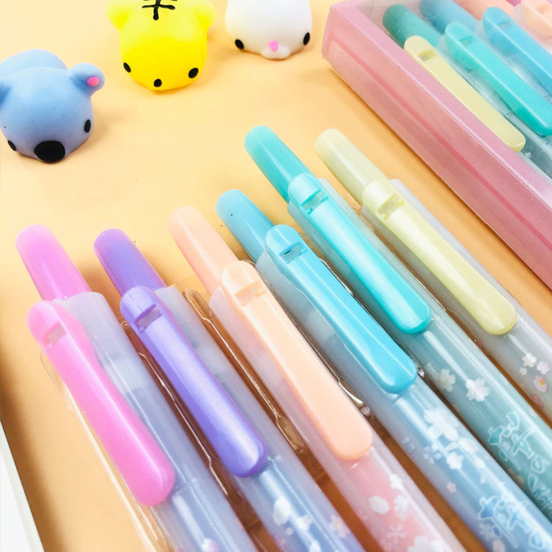 6 Colors Kawaii South Korea Fluorescent Highlighters – Lyikea