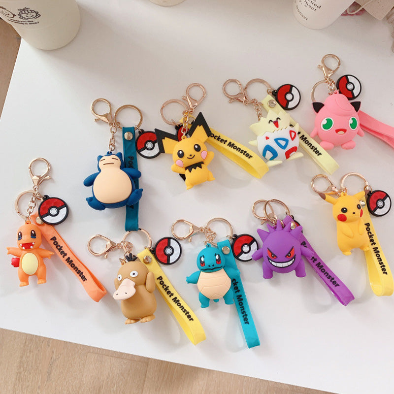 Pikachu Bag Pendant Fat Keychain