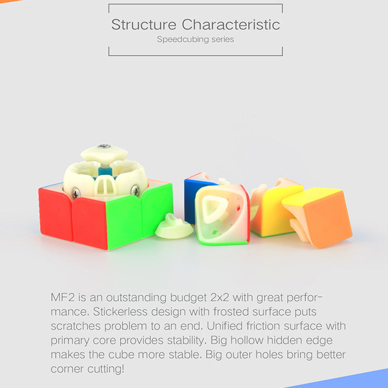 Frosted Surface Moyo 2x2x2 Cube Speed cubing Series