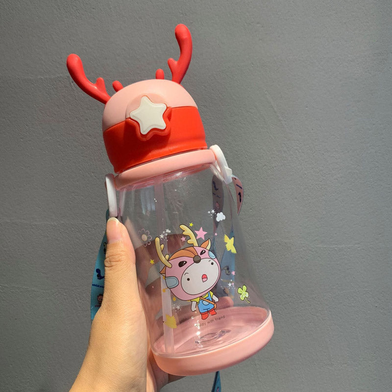 Antlers Kids Plastic Water Bottle