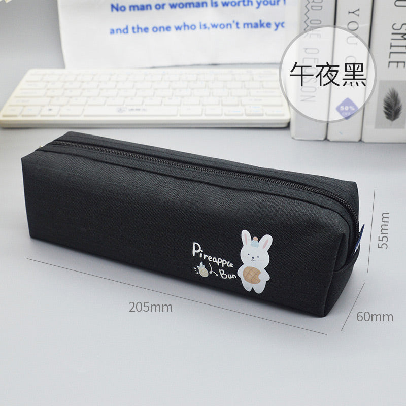 Square Shape Zipper Pencil Box