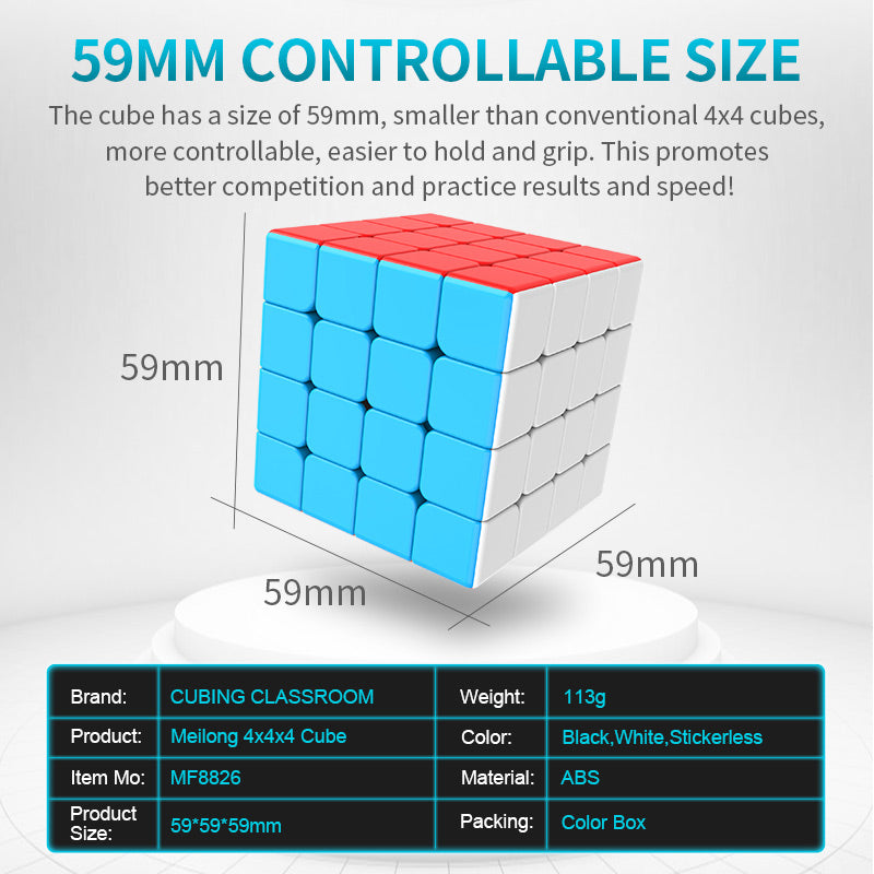 Moyo 4x4x4 Anti-Pop Speed Cube