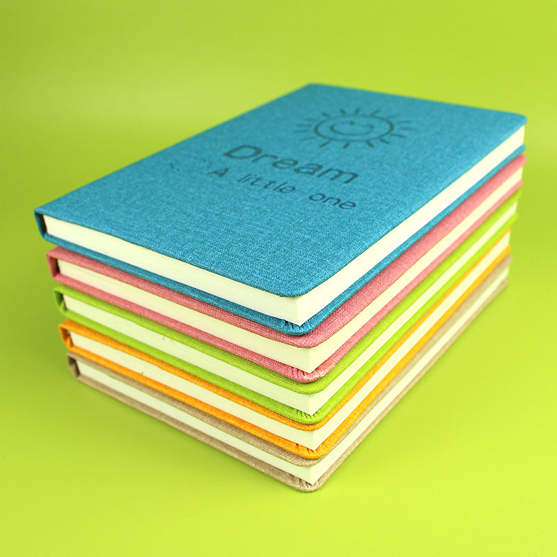 Candy Color Cloth A4 Hardcover Journal Notebook