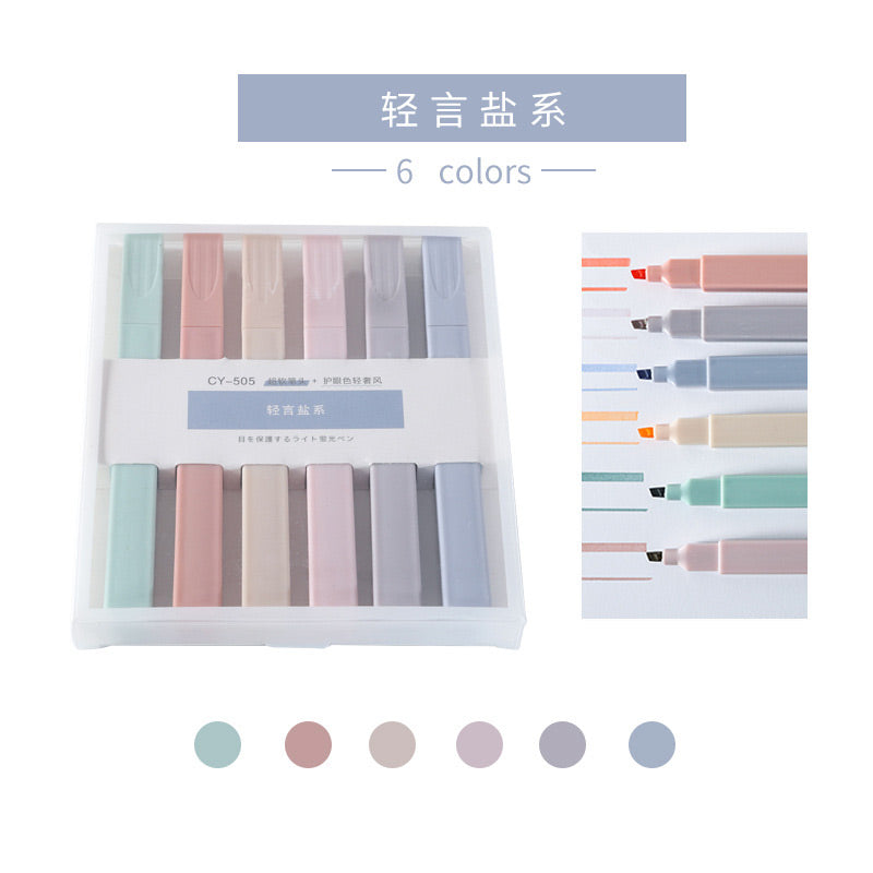 Fluorescent Highlighter Marker Set