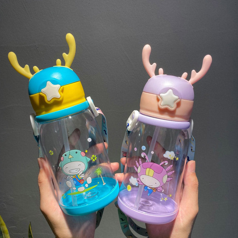 Antlers Kids Plastic Water Bottle
