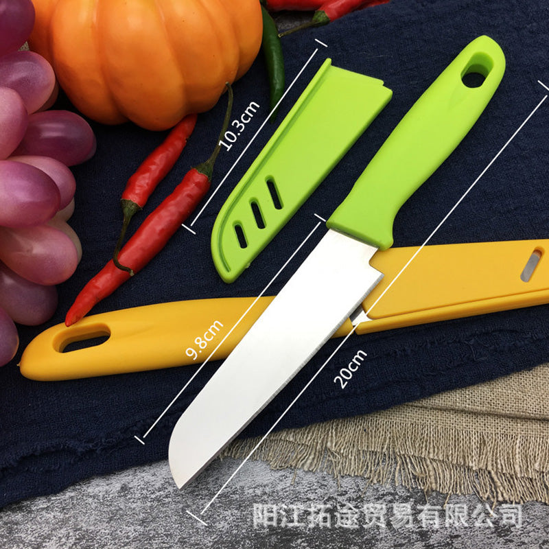 Kitchen Knife with Sheath Cover