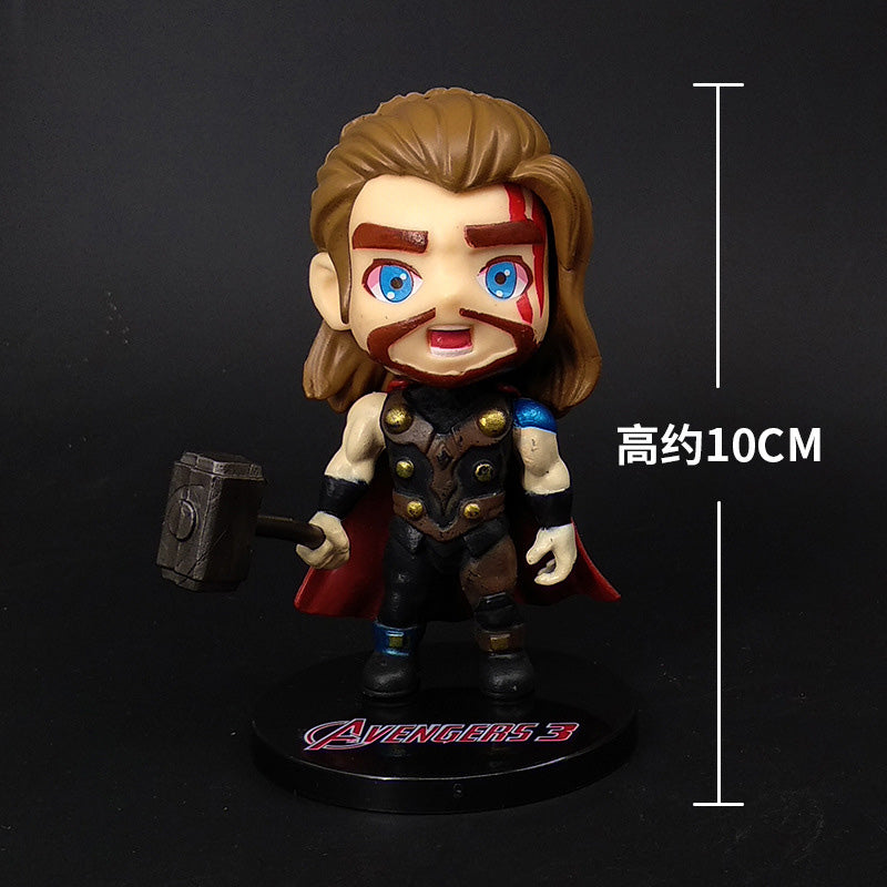 Super Hero's Hand Made Mini Figures Decoration