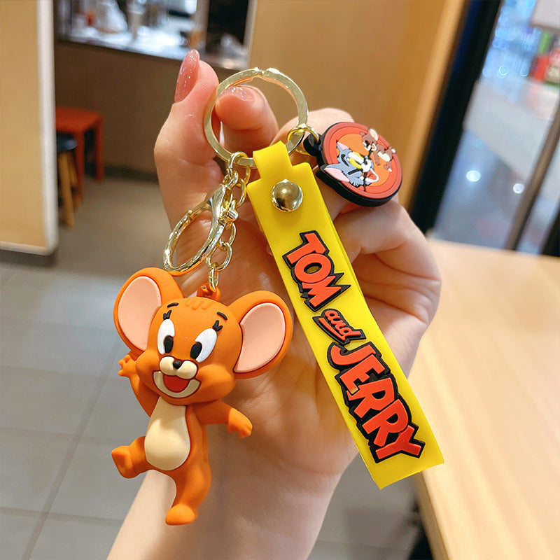 Tom & Jerry Cartoon Pendant Keychain