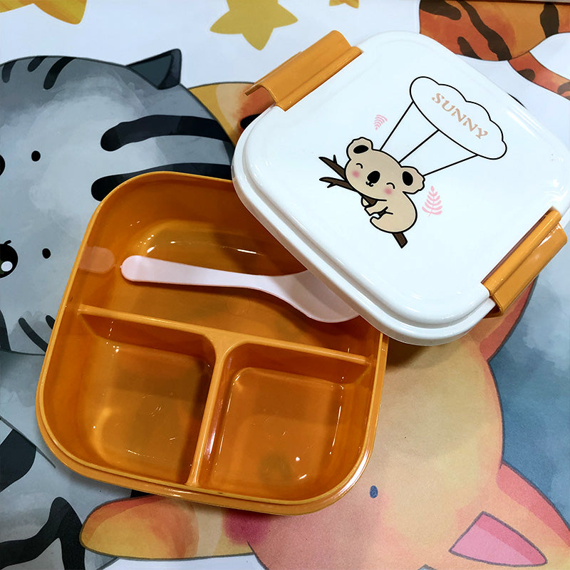 Plastic Bento Box Kids Lunch Box