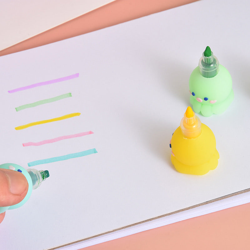 Colorful Octopus Shaped Stackable Highlighter