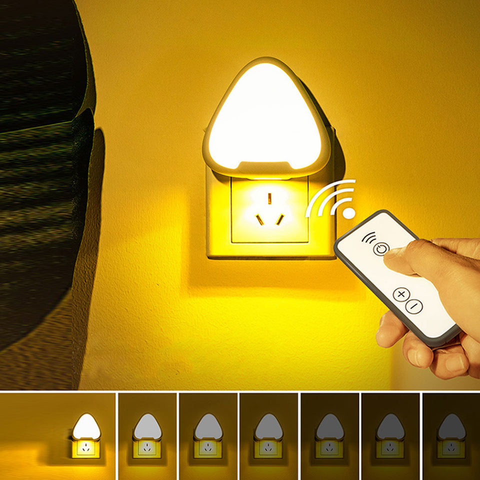 Triangle LED Night Lamp With Remote