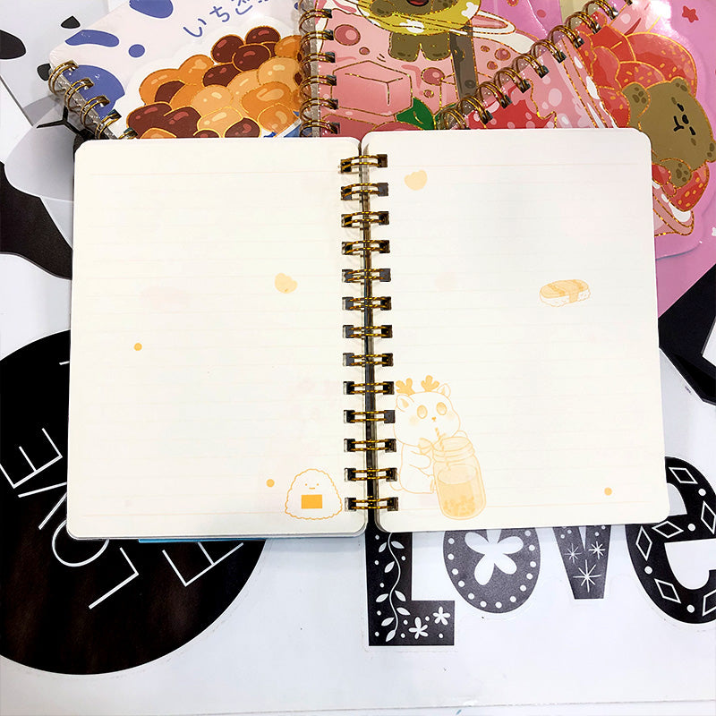 Hey MiXiong Cup of Cold Tea Spiral Notebook